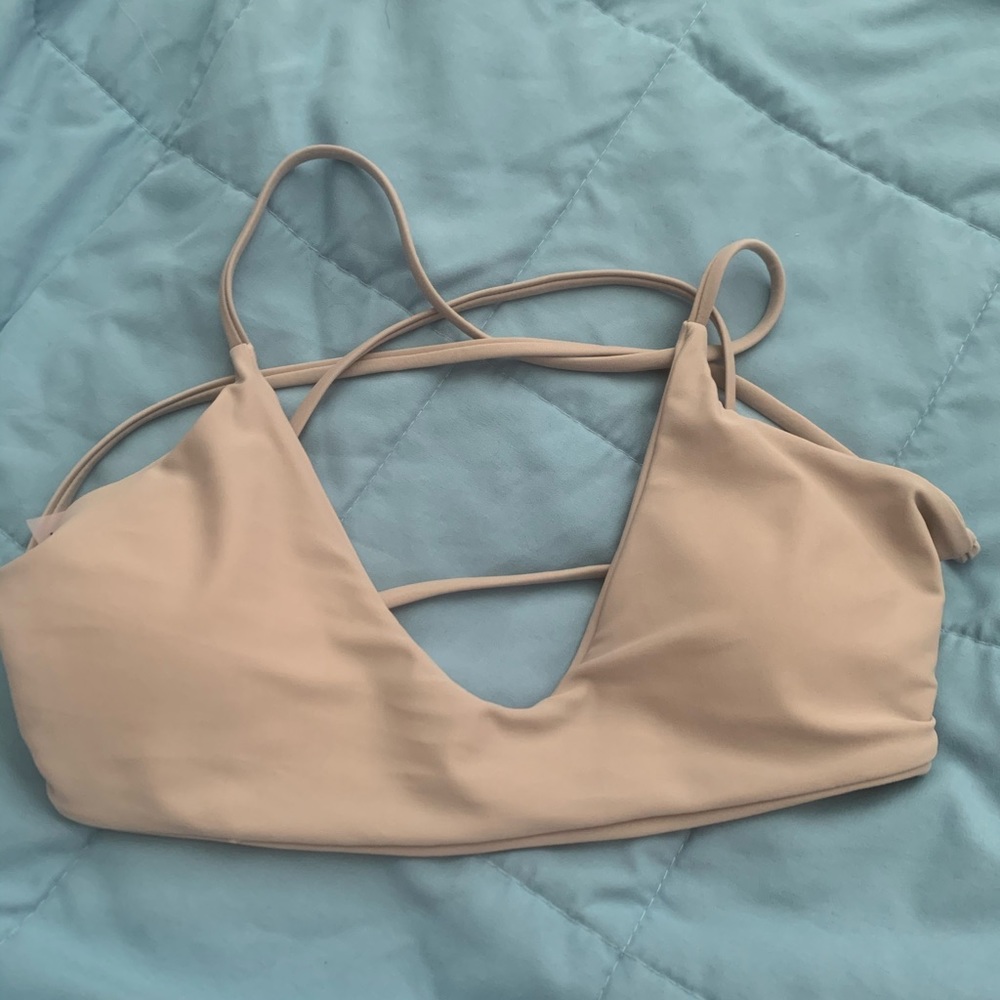 Tie Back Bikini Swim Top from SHEIN